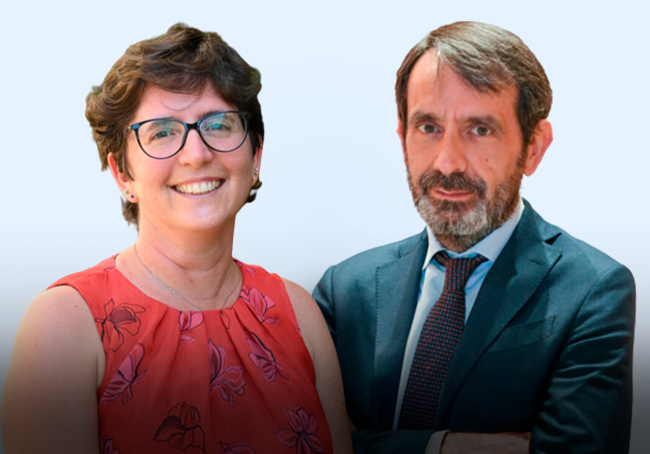 Giorgio Arienti e Laura Castelli